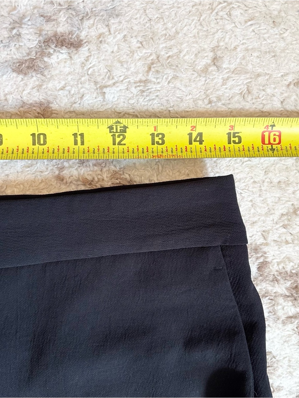 Aritzia The Limitless Pant Crepette Classic Fit Trouser Elastic Back Waist Black - Picture 9 of 11